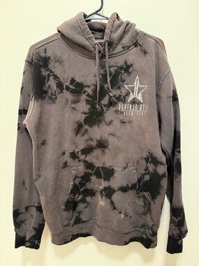 Jeffree Star Black Tie-Dye Hoodie